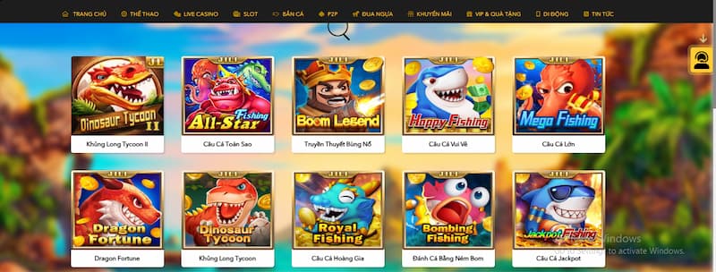 Bắn cá 3 Mức cược săn cá tại H3BET